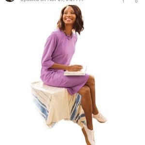 Soft Surroundings Carpe Diem Dress in Iris Orchid